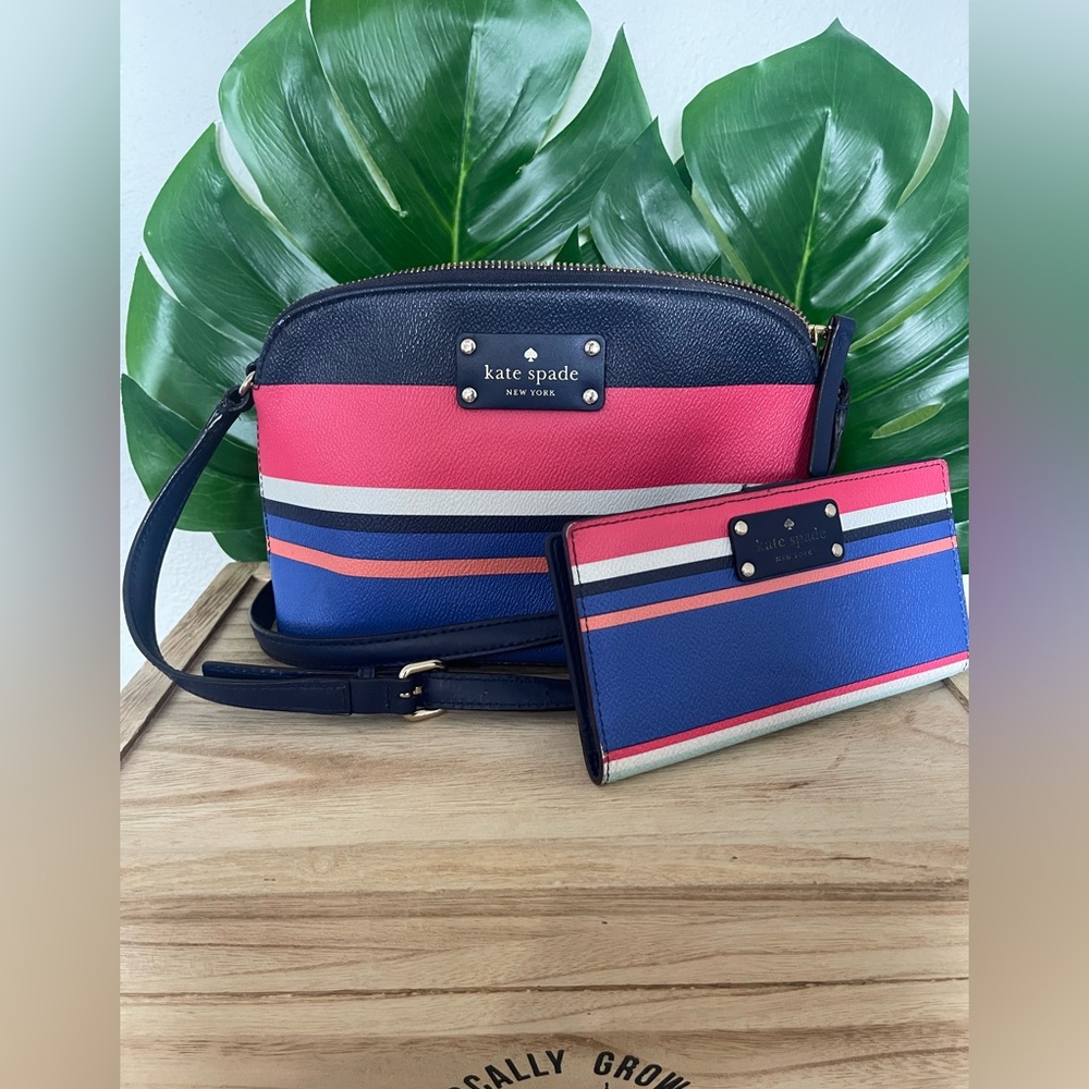 Kate Spade New York Millie leather crossbody bag & Matching Wallet